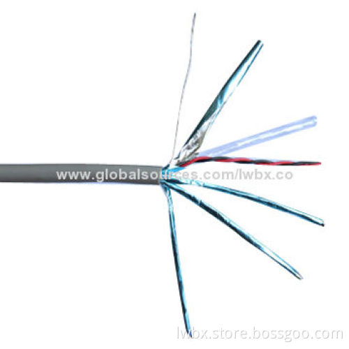STP-CAT 5e-PVC LAN Cable, Shielded Twisted 4 Pairs
